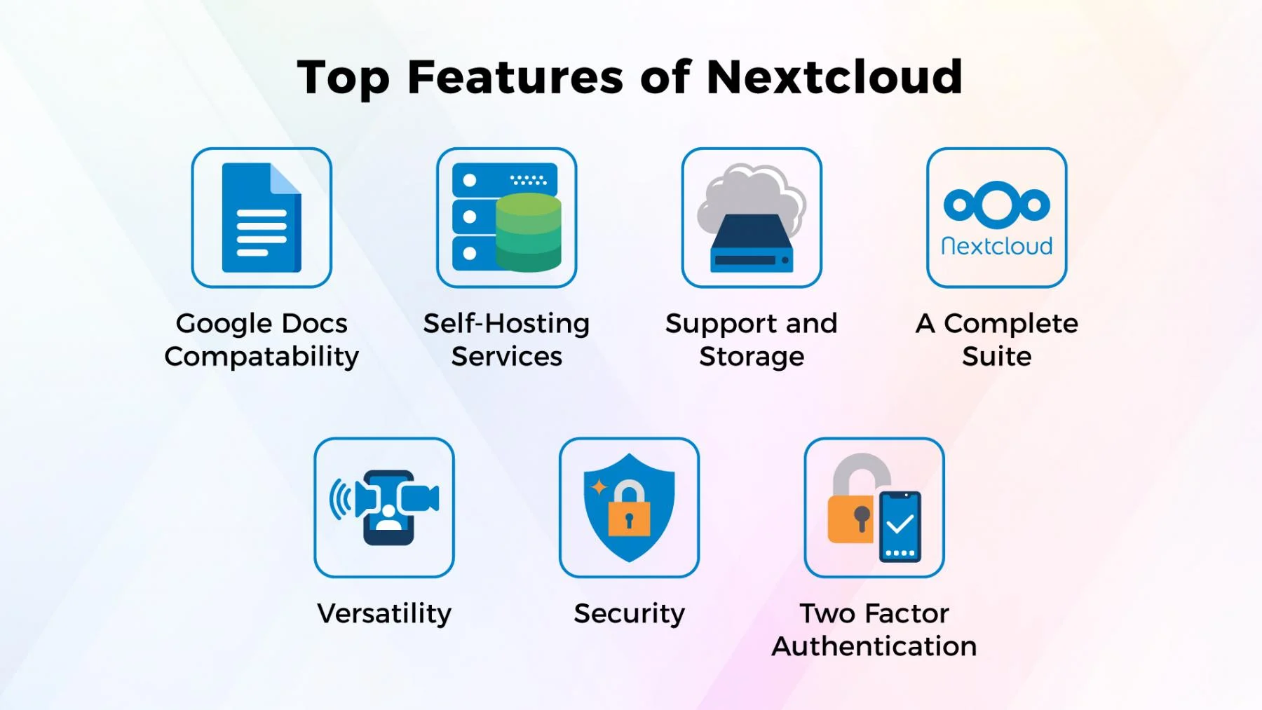 Top 7 features of Next cloud